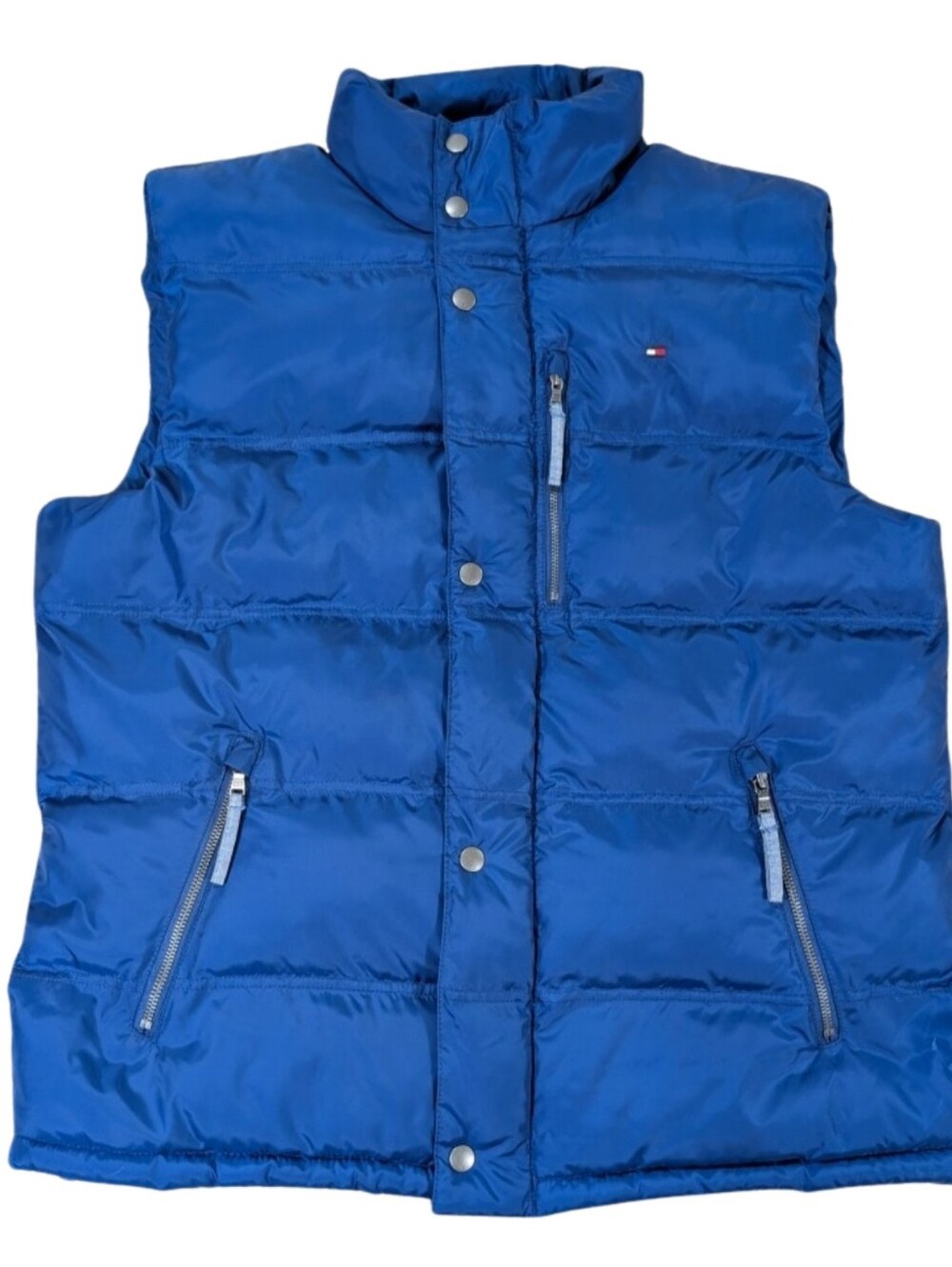 Tommy Hilfiger Blue Puffer Vest Size Large